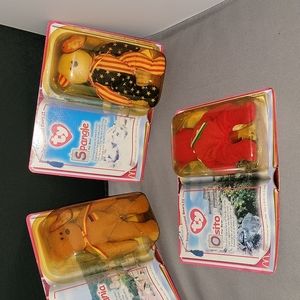 2000 McDonalds  International Bears II Set of Three Ty Teenie Beanie Babies